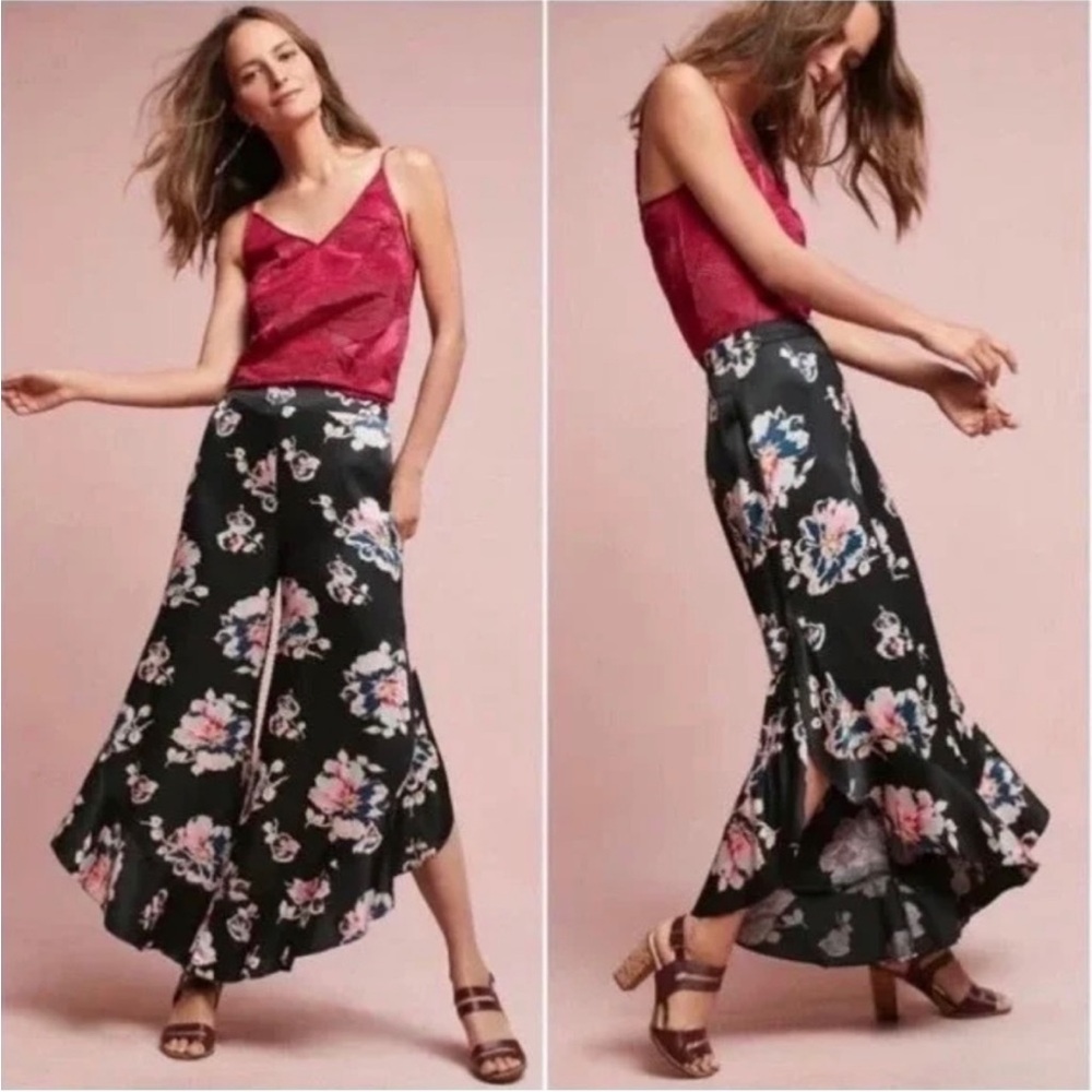 Anthropologie Elevenses Cropped Flares